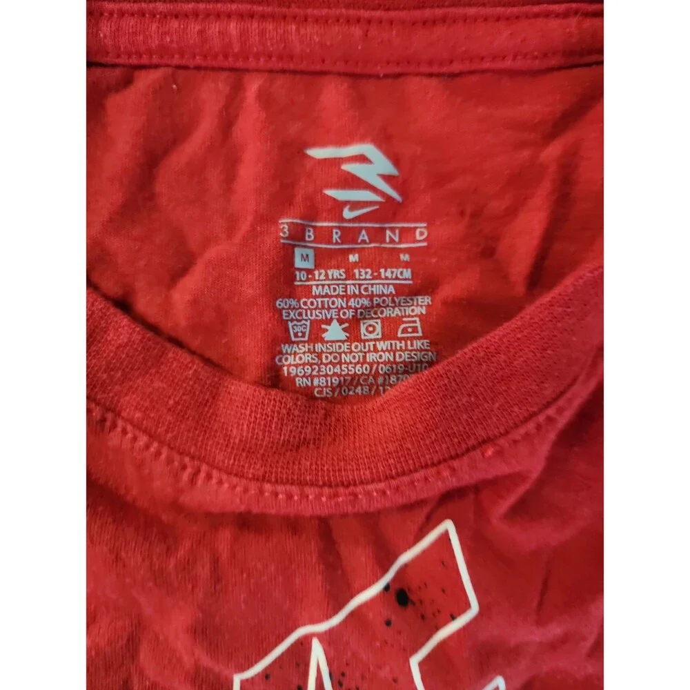 Red Boys Nike T-Shirt Medium